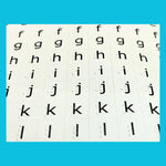 Braille Sticker - Alphabet & Number RLF