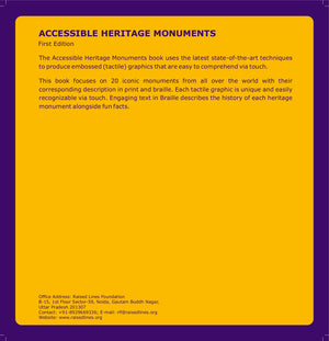 Heritage Monuments Tactile Book