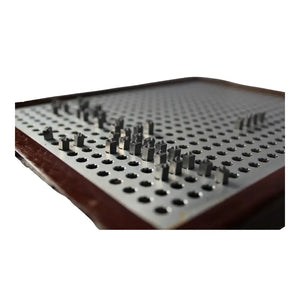 Arithmetic types inserted into Taylor Frame — tactile maths tool for visually impaired