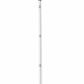 Folding white cane collapsed into 5 sections — portable mobility aid visually impaired