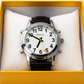 High Contrast Talking Watch With Leather Strap