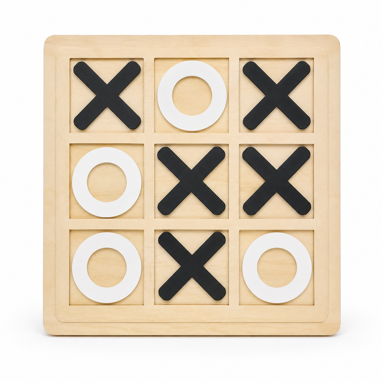 Large tactile Tic Tac Toe board and pieces – image 4 of 4