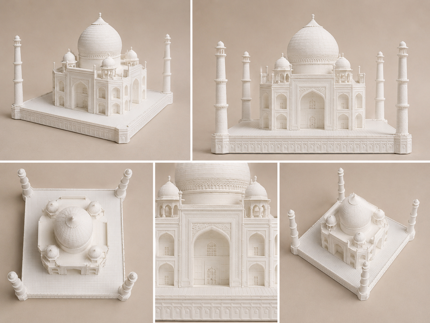 Taj Mahal 3D tactile model – image 1 of 2