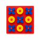 Small tactile Tic Tac Toe board and pieces – image 3 of 4