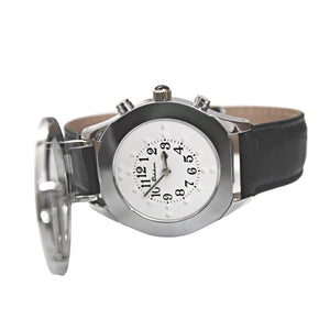 Talking & Tactile Watch With Leather Strap Saksham