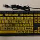 High Contrast Keyboard for Visually Impaired | Large Print USB Keyboard | Comfortable & Easy Typing