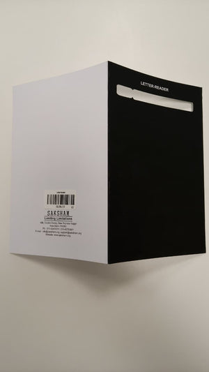 Letter Reader – A4 Reading Guide for Visually Impaired | Line Tracking Reading Aid
