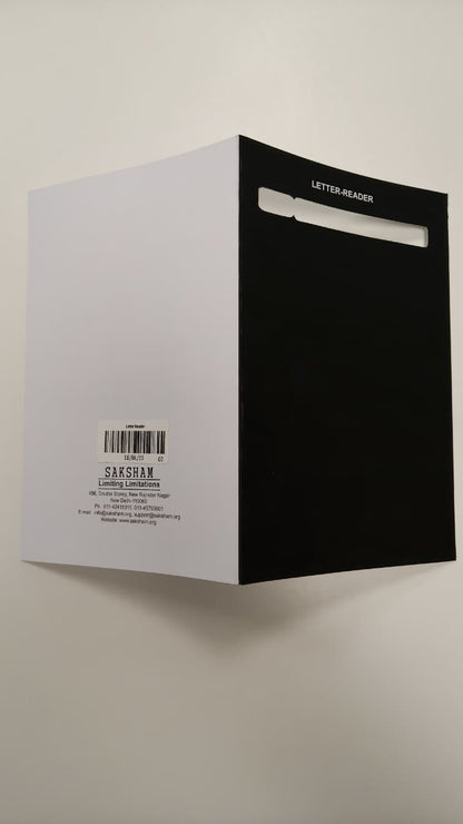 Letter Reader – A4 Reading Guide for Visually Impaired | Line Tracking Reading Aid