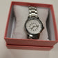 Silver dial Braille Watch For Ladies With Chain Strap