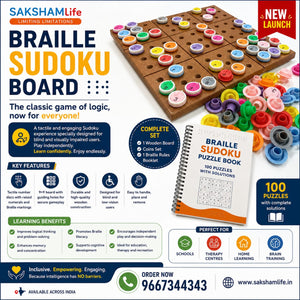 Braille Sudoku Board for Blind and Visually Impaired Users