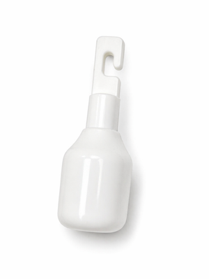 White cane rubber grip close-up — ergonomic handle for blind users India