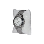 Talking Silver Wrist Watch With Metal Strap From Saksham Saksham